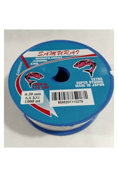 SAMURAI Extra Strong Monofılament Bobin Misina 1000 MT  0,30 MM