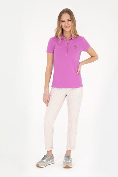 U.S. Polo Assn. Minimalist Striped Women's Trousers - Comfortable & Stylish