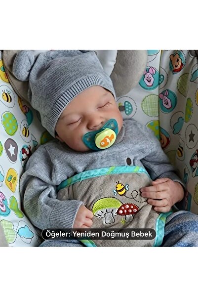 Kayra 45 Cm Silikon Reborn Gerçekçi Bebek Oyuncak