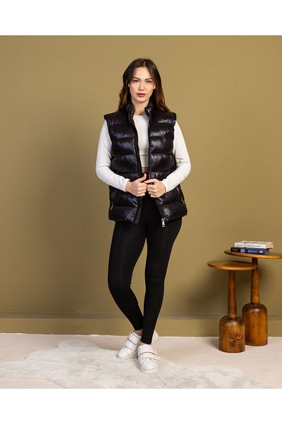 Boymen Vestă impermeabilă pentru femei Vestă strălucitoare potrivire confortabilă