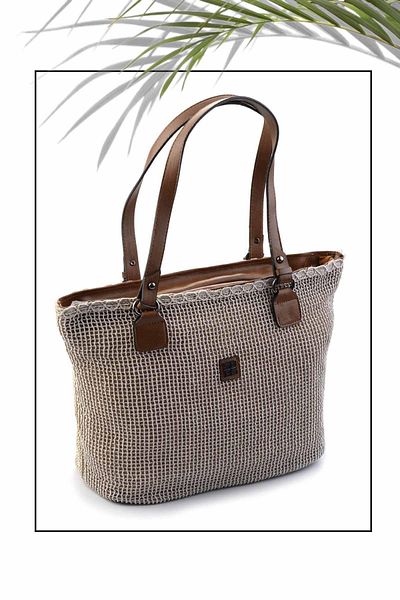 Bambi Geantă de umăr de damă bej C 06960189416