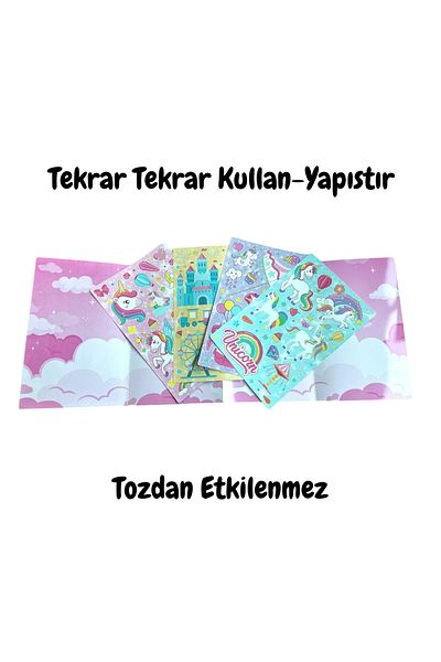 Lino Lino Unicorns Reusable Sticker Set
