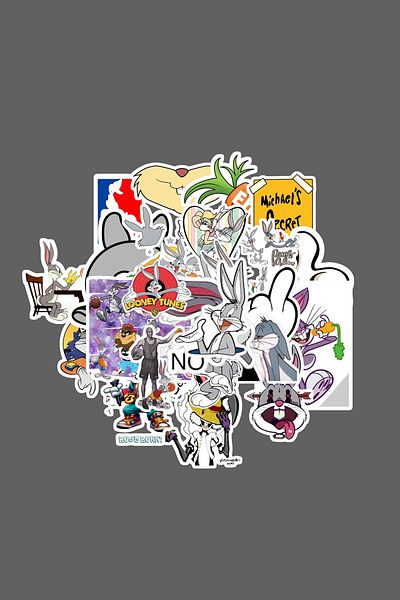 dadi ramba Bugs Bunny -Bullet Journal - Agenda - Planner - Notebook - Laptop Sticker Sticker - Sticker Pack