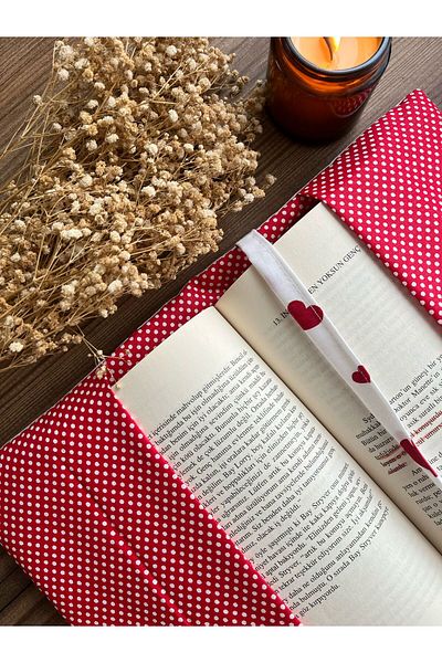 Meşe Home Self-Bookmark Fiber-Filled Book Sleeve-Book Bag-Tablet Sleeve-Tablet Bag