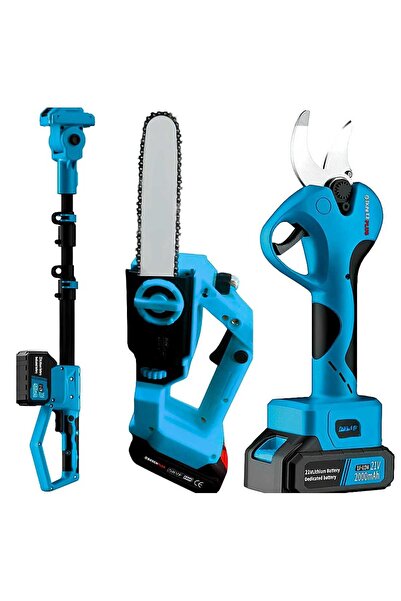 ekinler el aletleri Teleskopik Kollu Akülü Kömürsüz Dal Budama Makası ve Buda...