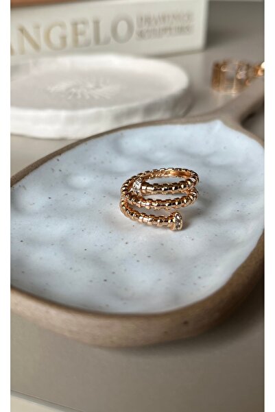 Tasarım Rose gold çivi yüzük