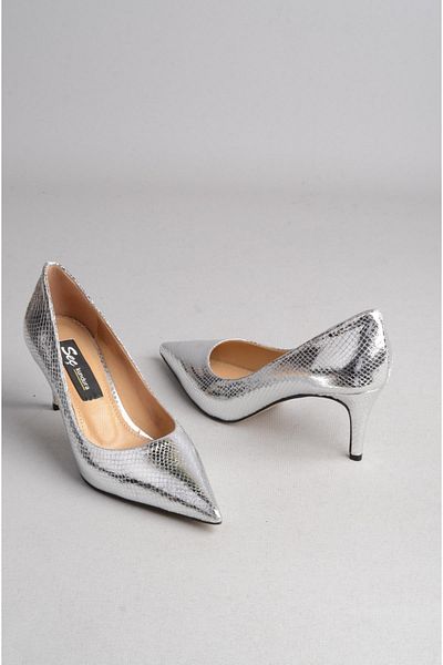 SEÇ KUNDURA Silver Stiletto 1507 Yilan Basım (Heel Height: 7 cm)