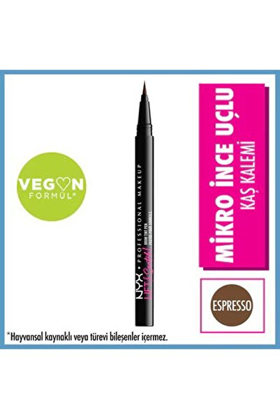 NYX Lift and Snatch Kaş Kalemi Pen Espresso
