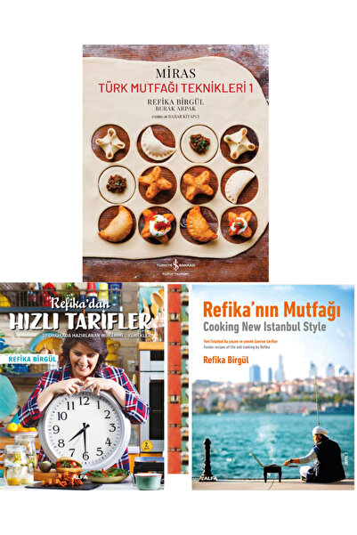 Alfa Yayınları Miras-türk Mutfağı Teknikleri, Refika’dan Hızlı Tarifler, Refi...