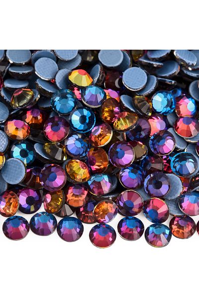 Gymo Κρυστάλλινη πέτρα Ss20 (4,6-4,8mm) Blue Volcanic (72) με έξι επίπεδα σιδεράκια που κολλάνε με υψηλή ποιότητα (HOTFIX)
