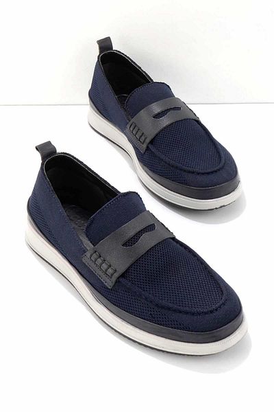 Bambi Pantofi loafer pentru bărbați albastru bleumarin E 01902491382