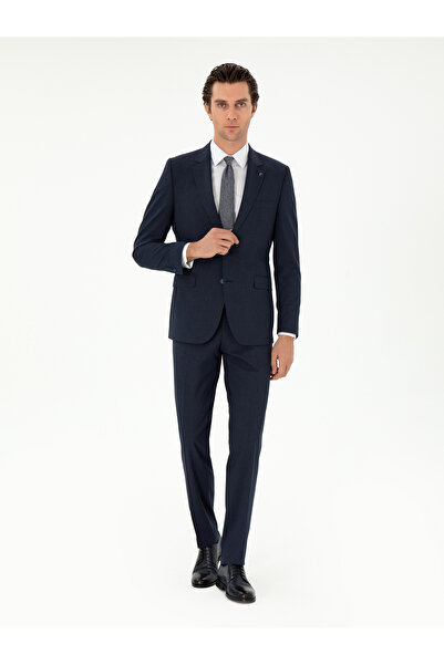 Cacharel Lacivert Slim Fit Klasik Takım Elbise 50310167-VR033