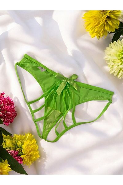 enmodaiçgiyim Γυναικεία εσώρουχα Neon Green Fancy Cage