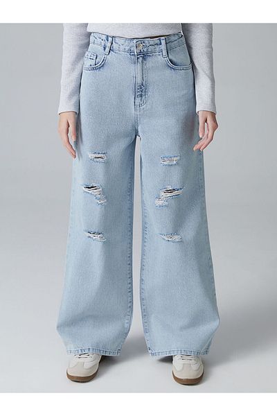 LC Waikiki LCW Pantaloni de jeans pentru adolescenți rupti pentru adolescenți