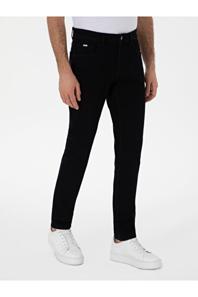 Cacharel Siyah Slim Fit Pamuk Karışımlı Jean Pantolon 50310510-VR046