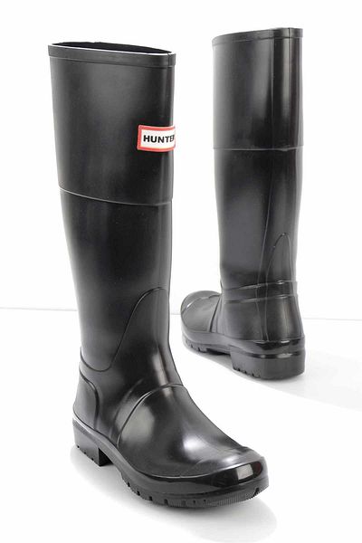 Hunter Μαύρα γυναικεία μποτάκια K 03654200059