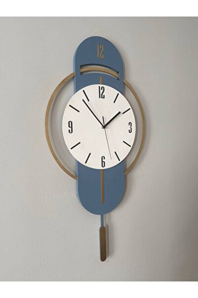 Ronson 80 cm Büyük Boy Dekoratif Sarkaçlı Saat Sessiz Akar Mekizma El Yapımı ...