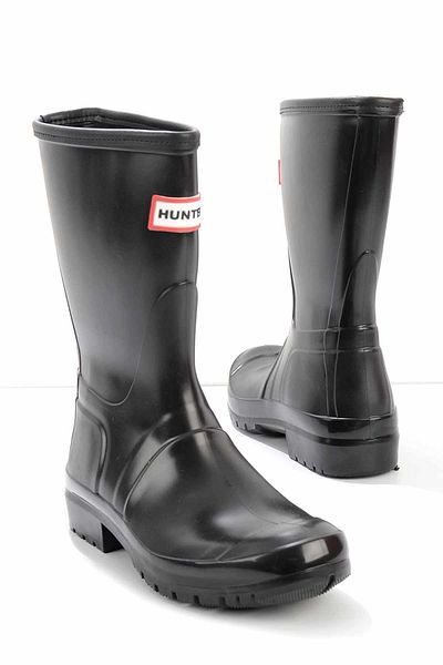 Hunter Černé dámské boty K 03654200159   Boty