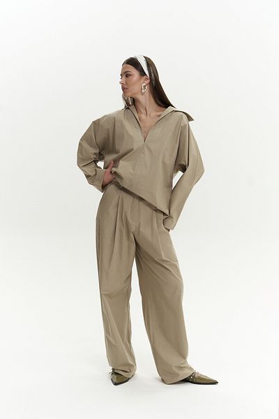 Mai Blenham Stone Shirt Pants Set