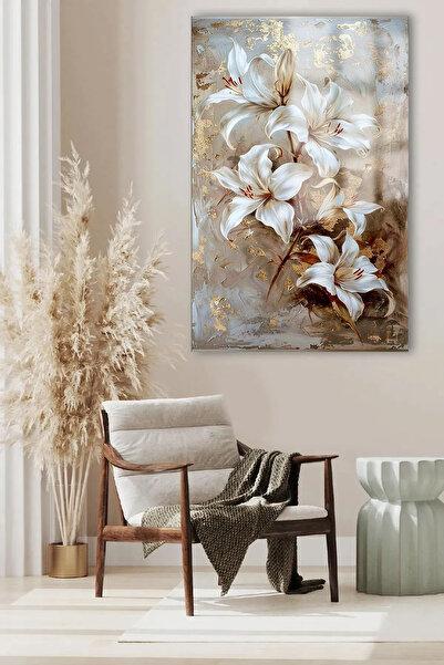 TAULART OTVARANJE STAKLENOG STOLA SA CVETOVIMA ULTRA ŽIVOPISNE BOJE NELOMILO ...