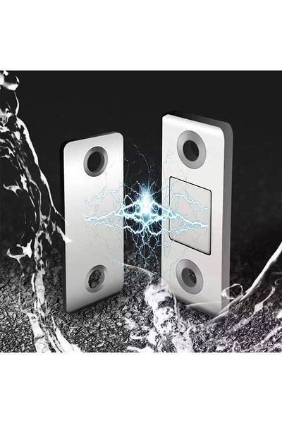 Syoss 5 Sets Of Two-Piece Magnetic Lock For Cupboards,Drawers,Desks&All Doors With Double-Face Adhesive