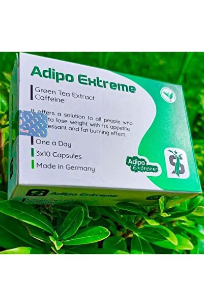 Extreme Adipo Caffeine Yeşil Çay Fat Burner 30 Kapsül