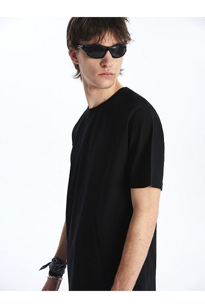 LC Waikiki Ανδρικό T-Shirt από βαμβακερό χτενισμένο λαιμό