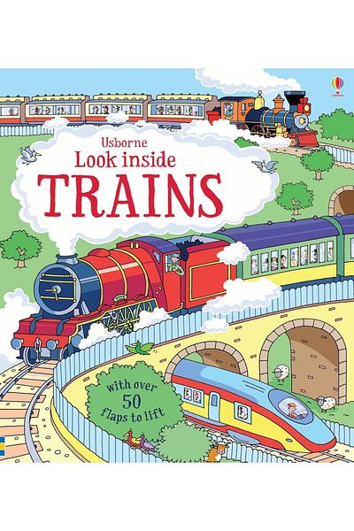 Penguin Books Look Inside Trains - Alex Frith (Board Book)