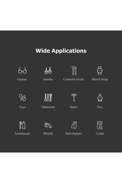 Generic جهاز تنظيف المجوهرات بالموجات فوق الصوتية لجميع أنواع المجوهرات، جهاز تنظيف المجوهرات بالموجات فوق الصوتية منخفض الضوضاء، مناسب للمجوهرات والخواتم والأقراط