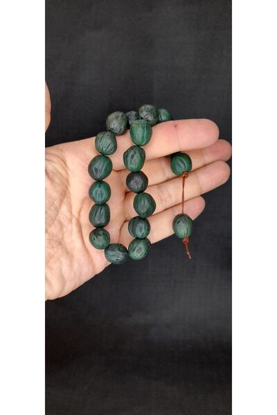 Anemore Collection سوار مسبحة شجرة أنديز باللون الأخضر - حجم التميمة T-430