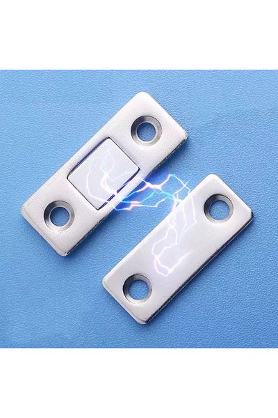 Syoss 5 Sets Of Two-Piece Magnetic Lock For Cupboards,Drawers,Desks&All Doors With Double-Face Adhesive