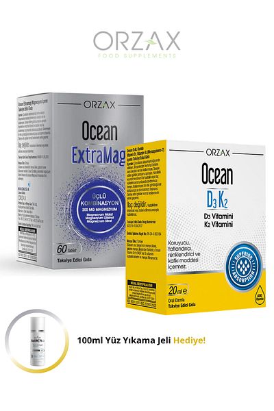 Ocean Extramag 60 Tablets - Vitamin D3K2 20ml (Magnesium Complex and D3K2 Combination)
