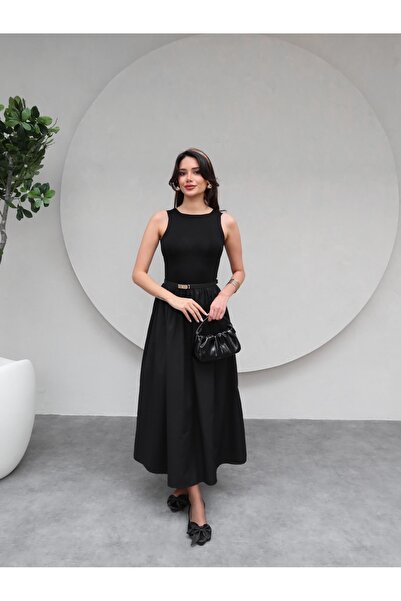 ESRAHELVACI Thick Strap Midi Dress