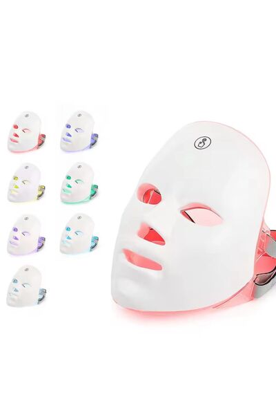 FOSILTECH 7 Renkli LED Foton Maskesi – Profesyonel Cilt Bakımı Evinizde"