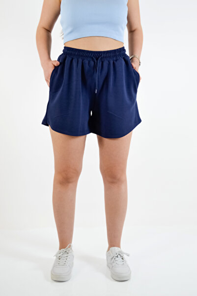 BUSEM Κοντό σορτς με ελαστική μέση