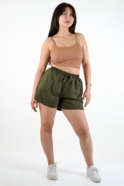 BUSEM Short Shorts with Elastic Waist