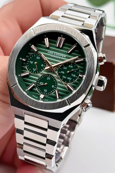 Lee Cooper Lc07959.370 Gümüş Renk Çelik Kordon Erkek Kol Saati 3atm Bileklik ...