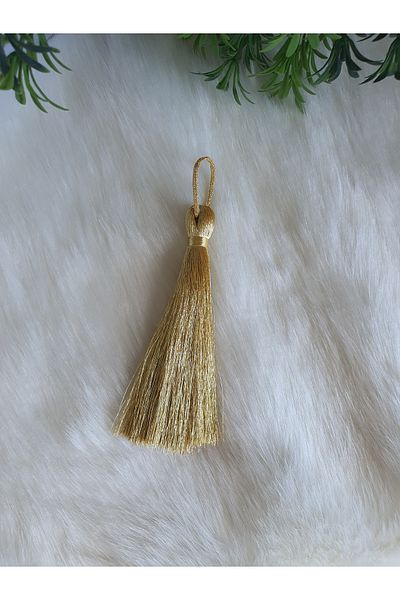 Fiyonks Atölye Tassel , Single Tassel , 1 Piece Tassel 10 Cm Length, Textile Accessory