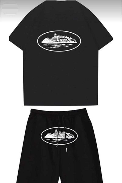 FULL TOLERANCE Σετ σορτς-μπλουζάκι με στάμπα Corteiz Oversize Unisex