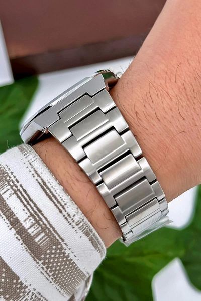 Bigotti Milano Luxury Men's Wristwatch Silver Steel Strap Steel Case Functions Active Zmb006