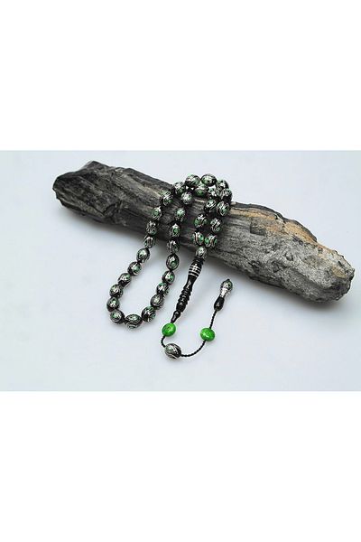 Skygo Oltu Stone Green Drop Inside Drop Rosary