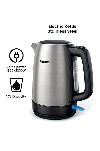 Philips Electric Kettle 1.7 L HD9350/92 Stainless Steel