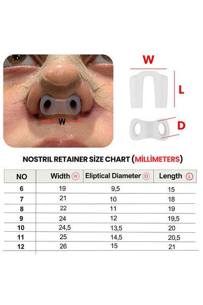 footlıne foot healthly Nostril Retainer - مشكل فتحة الأنف، رقم (3)(9)