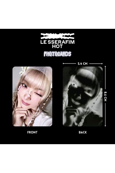 Kpop Dünyasi Le Sserafim "Hot" Photocards Set Standard 2