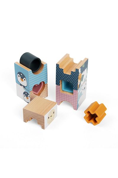 BIGJIGS Toys Activity turnstile - Polar animals