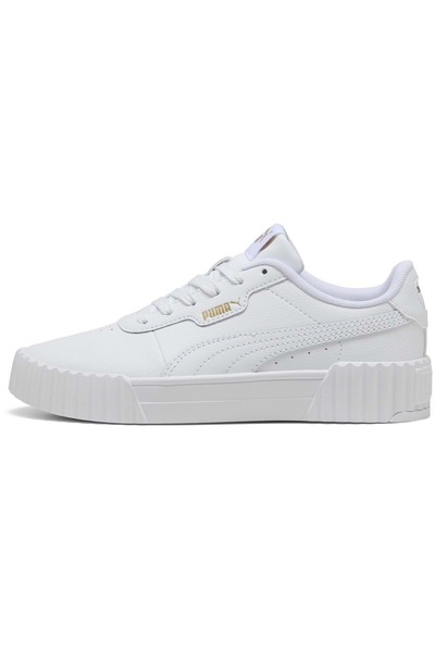 Puma Carina 3.0 Jr 401476-01 Sneaker Unisex Sports Shoes White