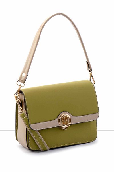 Bambi Geantă de umăr verde pentru femei (C06636610504)