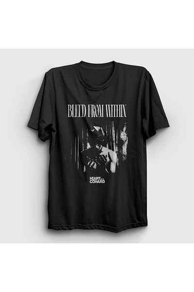Presmono Μπλουζάκι Unisex Black Coward Bleed From Inside 520530 ττ