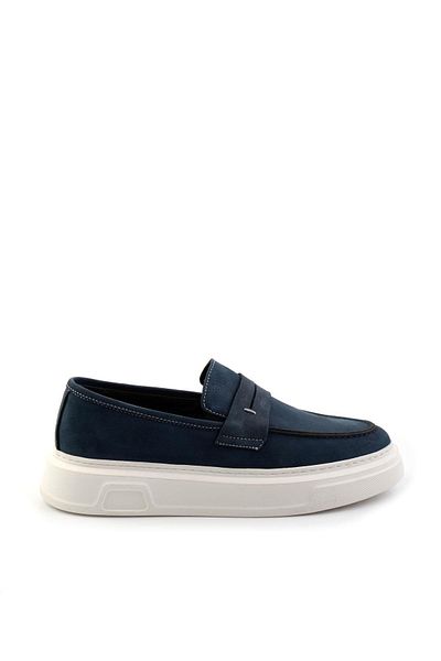 Bambi Kot Leather Men's Loafer Shoes E 01080107501