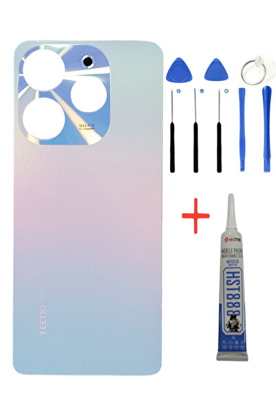 indirimplus Tecno spark 10 Pro Arka Kapak Spark 10 Pro Arka Pil Kapaği BEYAZ ...